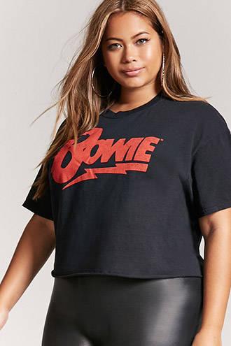 Forever21 Plus Size Boxy Bowie Tee