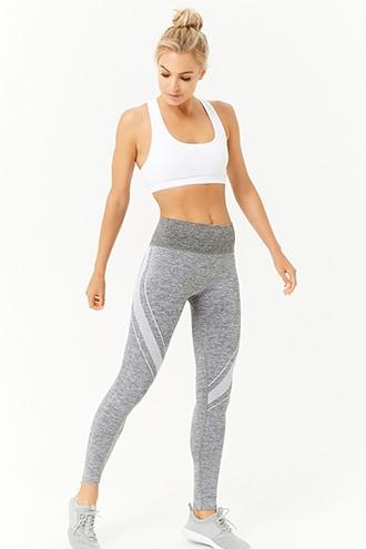 Forever21 Active Chevron Panel Leggings