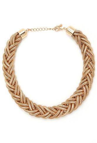 Forever21 Braided Chain Necklace