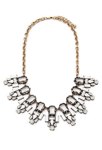 Forever21 Faux Stone Statement Necklace