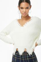 Forever21 Tattered Ribbed Top
