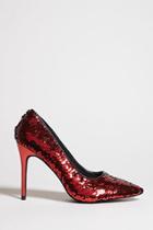 Forever21 Sequin Pointed Pumps