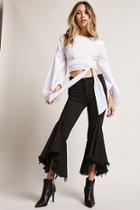 Forever21 Kikiriki Cropped Flare Jeans