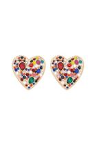 Forever21 Rhinestone & Faux Pearl Clip-on Earrings