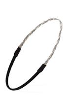 Forever21 Braided Chain Headband (cream/silver)