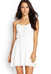 Forever21 Crochet Lace Cami Dress