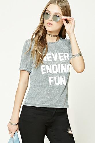 Forever21 Never Ending Fun Graphic Tee