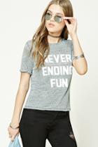 Forever21 Never Ending Fun Graphic Tee