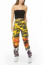 Forever21 Colorblocked Camo Cargo Pants