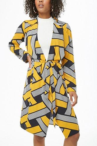 Forever21 Colorblock Striped Jacket
