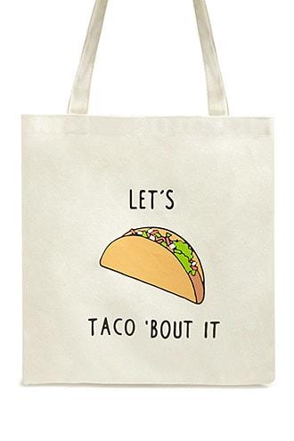 Forever21 Lets Taco Bout It Eco Tote