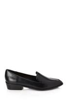 Forever21 Pointed Faux Leather Loafers