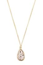 Forever21 Faux Druzy Quartz Necklace