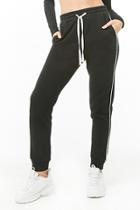 Forever21 Piped Trim Drawstring Joggers