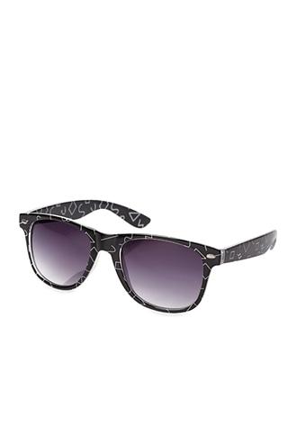 Forever21 Geo Print Sunglasses