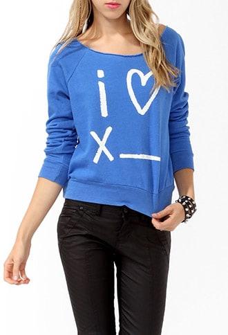 Forever21 I [heart] Pullover