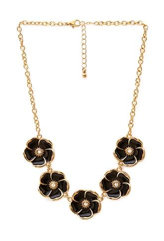 Forever21 Garden Floral Charm Necklace