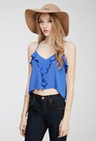 Forever21 Ruffled Crossback Cami Top