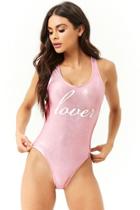 Forever21 Lover Graphic One-piece Swimsuit