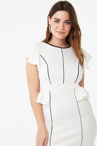 Forever21 Plus Size Ruffle-trim Mini Dress