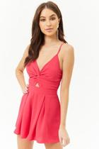 Forever21 Twist-front Cutout Romper