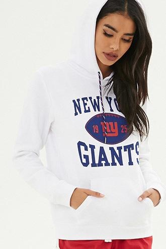 Forever21 Women's  Nfl Giants Fleece Hoodie