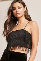 Forever21 Fringed Cropped Cami