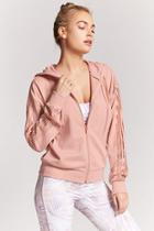 Forever21 Active French Terry Stripe Jacket