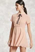Forever21 Ruffled Collar Mini Dress