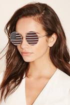 Forever21 American Flag Round Sunglasses