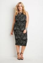 Forever21 Plus Tie-dye Stripe Midi Dress