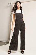 Forever21 Style Club Pinstripe Overalls