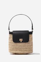 Forever21 Faux Leather Trim Crossbody