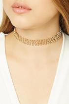 Forever21 Gold Loop Chain Choker