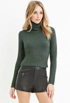 Forever21 Contemporary Textured Turtleneck Sweater