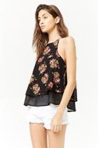 Forever21 Tiered Floral Print Cami