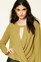 Forever21 Cutout-front Surplice Top