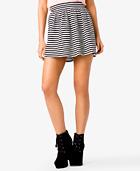 Striped A-line Skirt