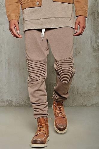 21 Men Men's  Pintuck-paneled Sweatpants