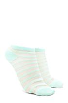 Forever21 Shadow Stripe Ankle Socks