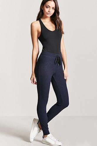 Forever21 Ribbed Knit Joggers
