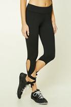 Forever21 Active Tie-back Capri Leggings