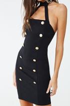 Forever21 Double-breasted Halter Dress