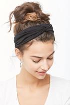 Forever21 Solid Twist-front Headwrap