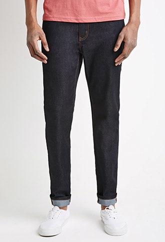 Forever21 Clean Wash Slim-leg Jeans