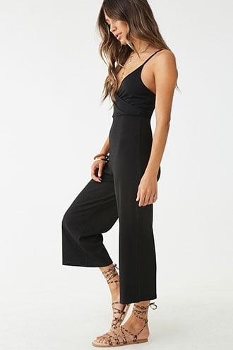 Forever21 Cami Surplice Culotte Jumpsuit