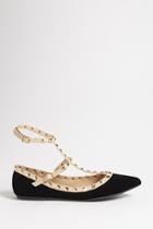 Forever21 Legend Studded Strappy Flats