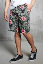 Forever21 Tropical Print Woven Shorts