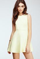 Forever21 Cutout-back Fit & Flare Dress