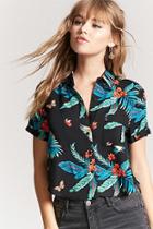 Forever21 Tropical Floral Shirt